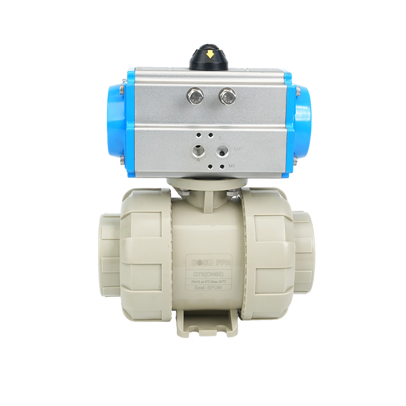 β--PPH气动双由令球阀