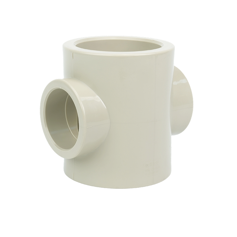 β--PPH 异径四通热熔承插管件1.6MPa